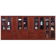 Mobiliário chinês armário de arquivo de suprimentos com porta de vidro e gavetas (FOH-AM1623 &amp; 1633)